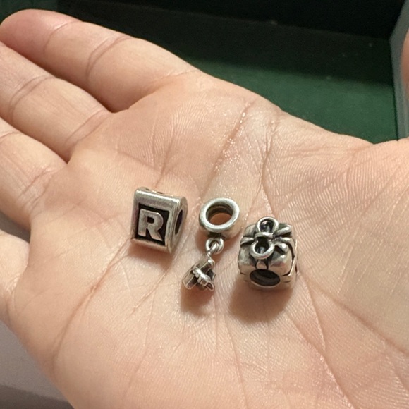 Pandora Jewelry - Pandora Silver Charm Set